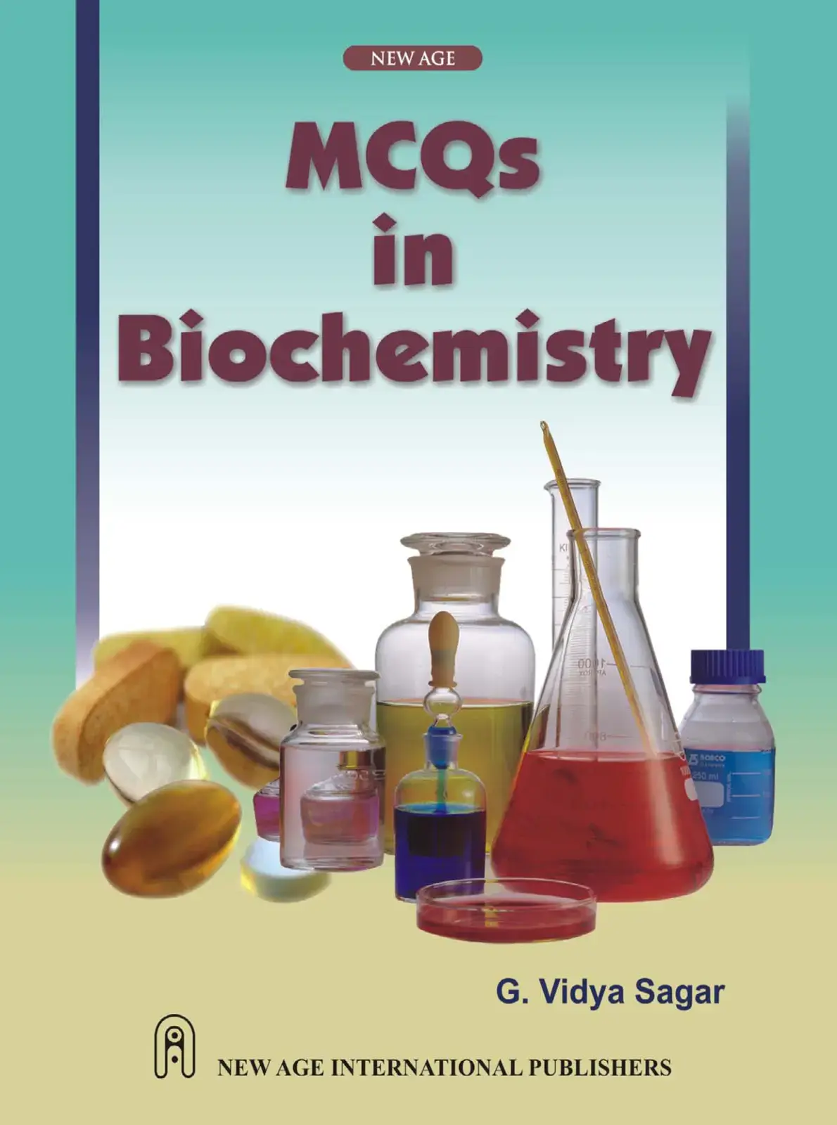 غلاف كتاب NEW AGE MCQs in Biochemistry