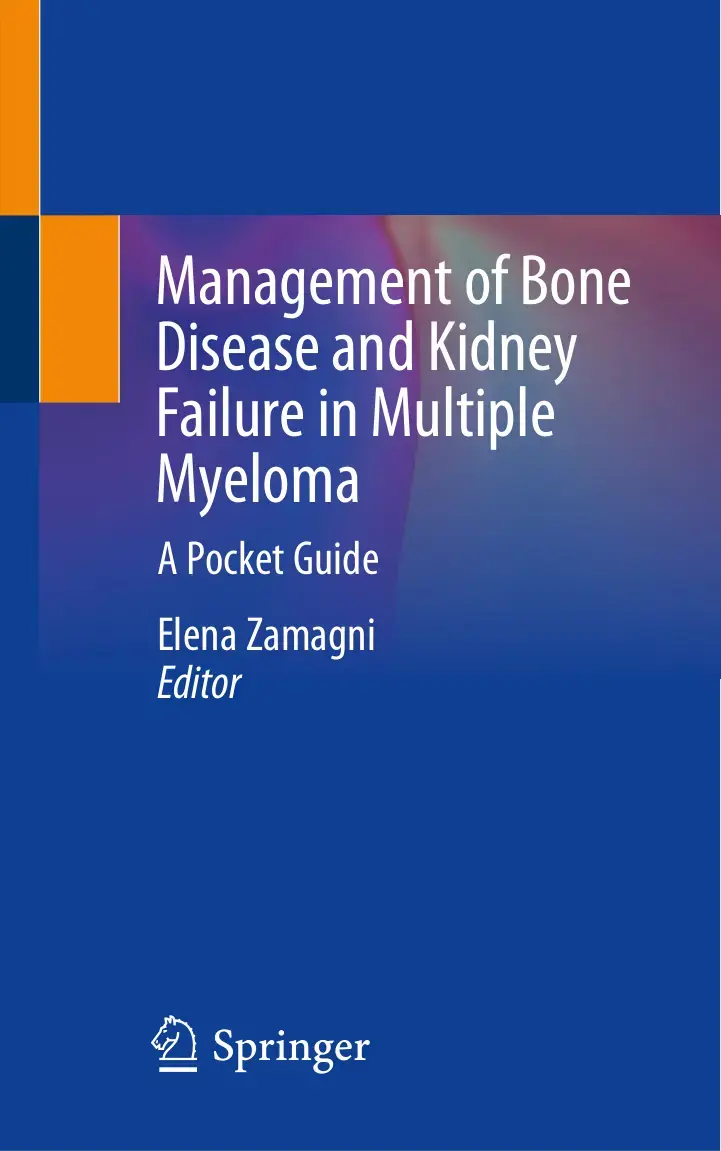 غلاف كتاب Management of Bone Disease and Kidney Failure in Multiple Myeloma