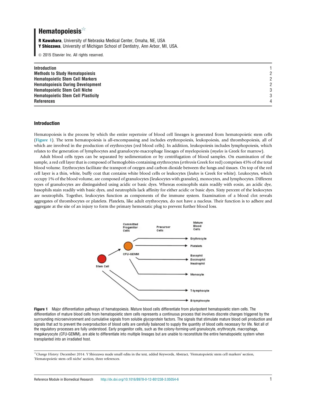 غلاف كتاب Hematopoiesis