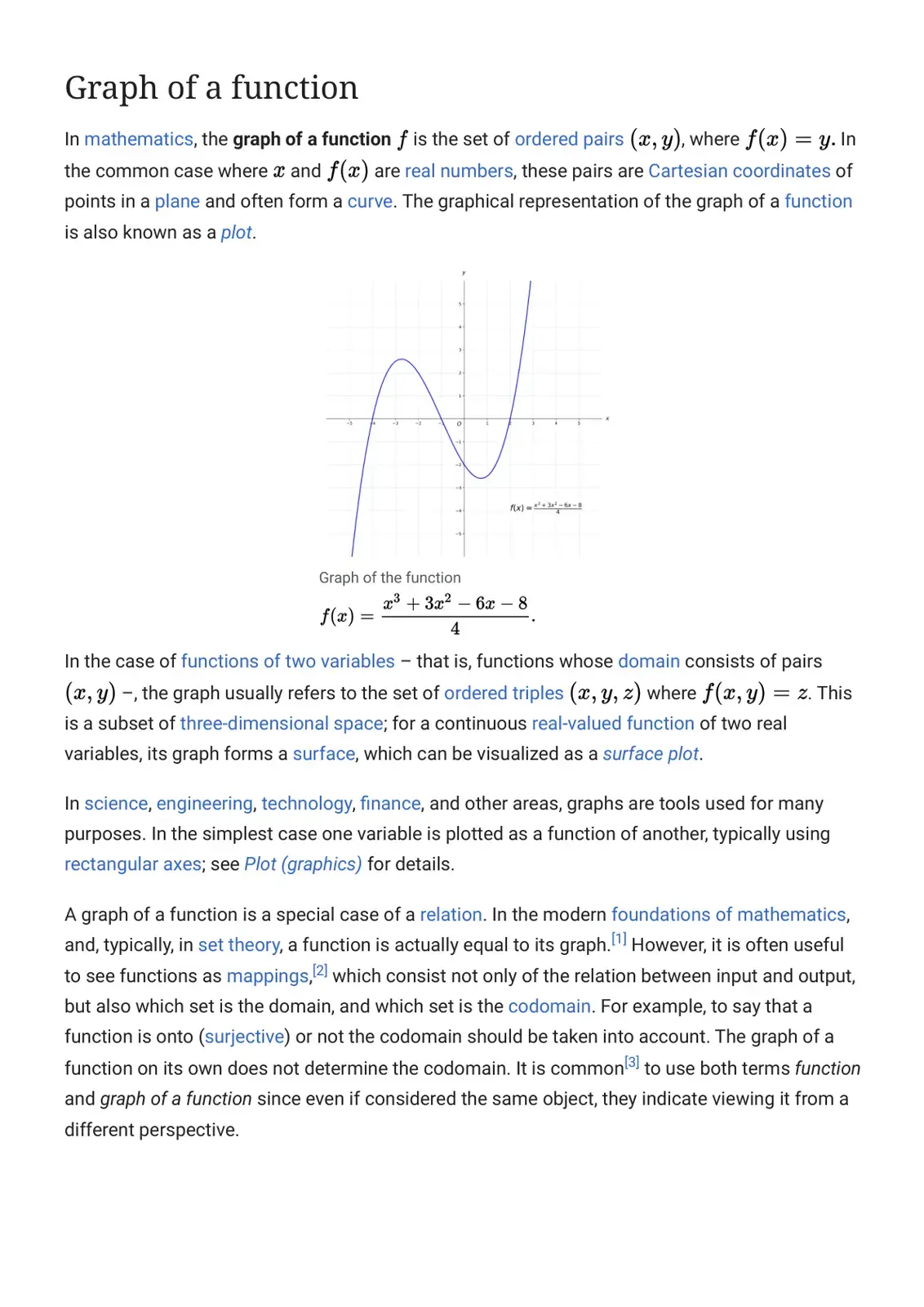 غلاف كتاب Graph of a Function
