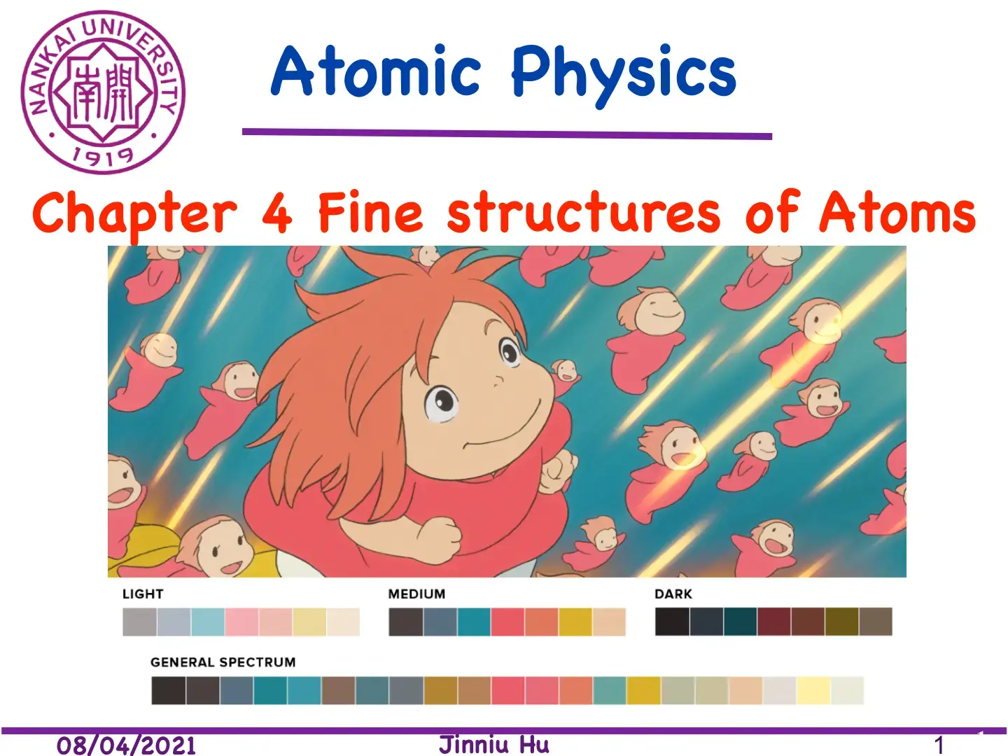 غلاف كتاب Atomic Physics Chapter 4 Fine Structures of Atoms
