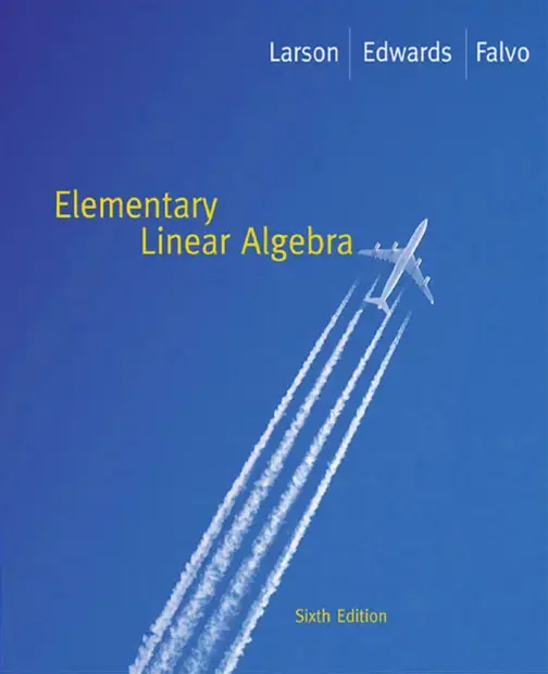 غلاف كتاب Elementary Linear Algebra