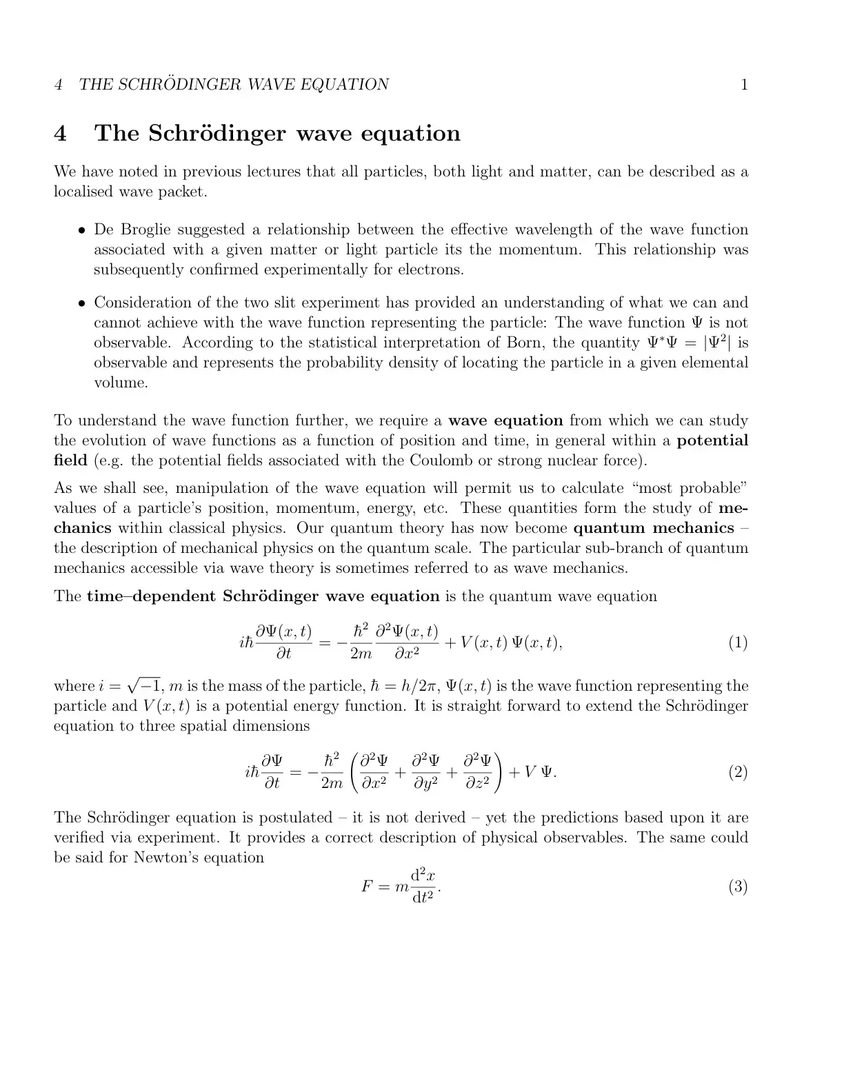 غلاف كتاب The Schrödinger Wave Equation