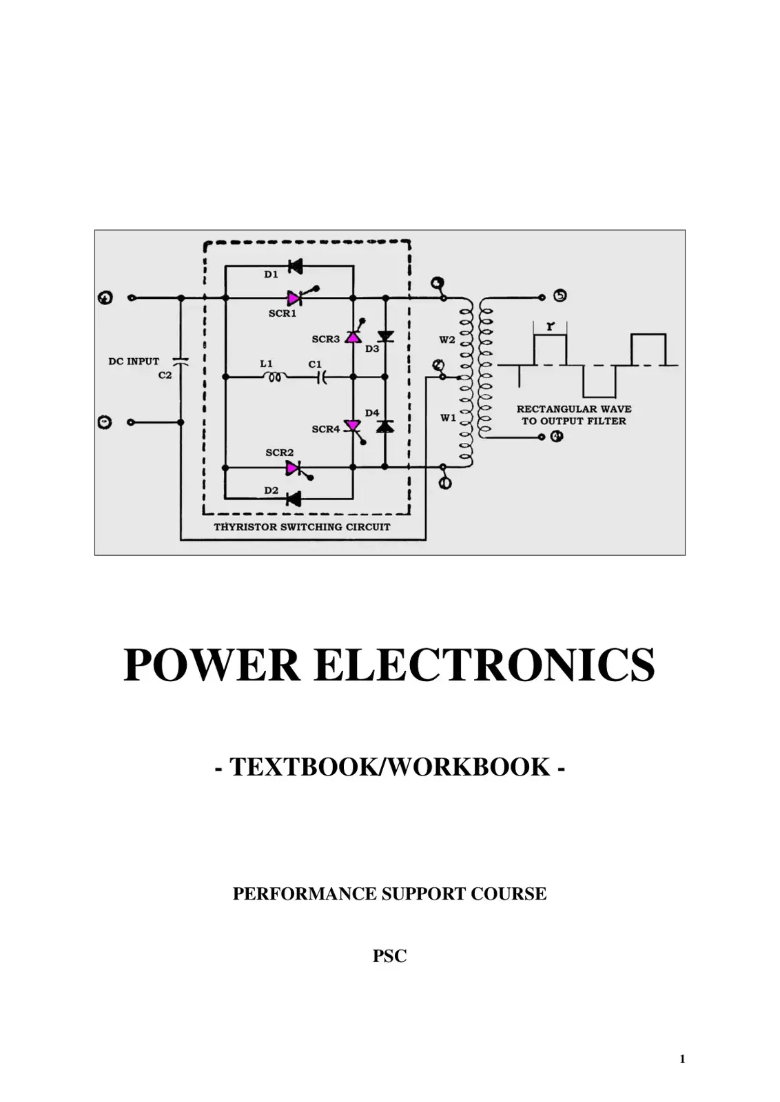 غلاف كتاب POWER ELECTRONICS