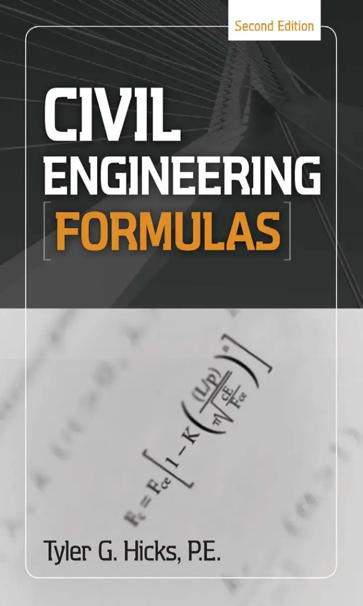 غلاف كتاب CIVIL ENGINEERING FORMULAS