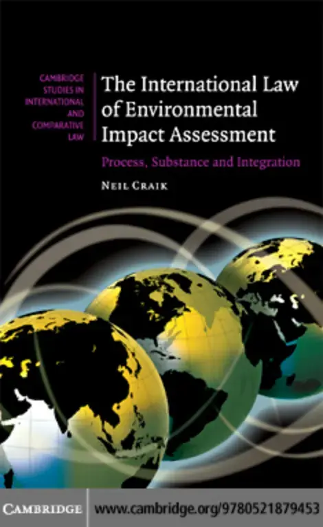 غلاف كتاب Studies in International and Comparative Law of Environmental Impact Assessment