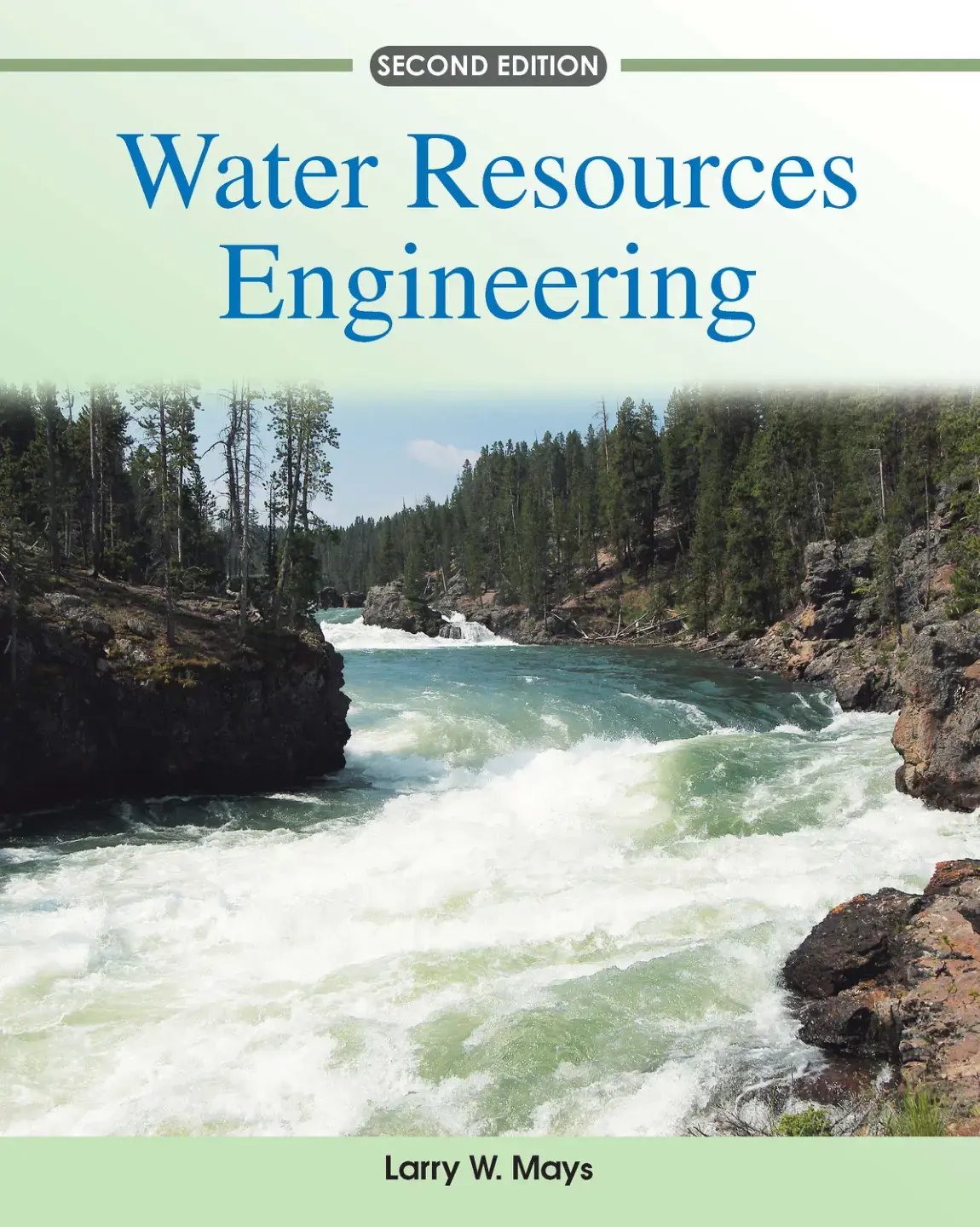 غلاف كتاب Water Resources Engineering