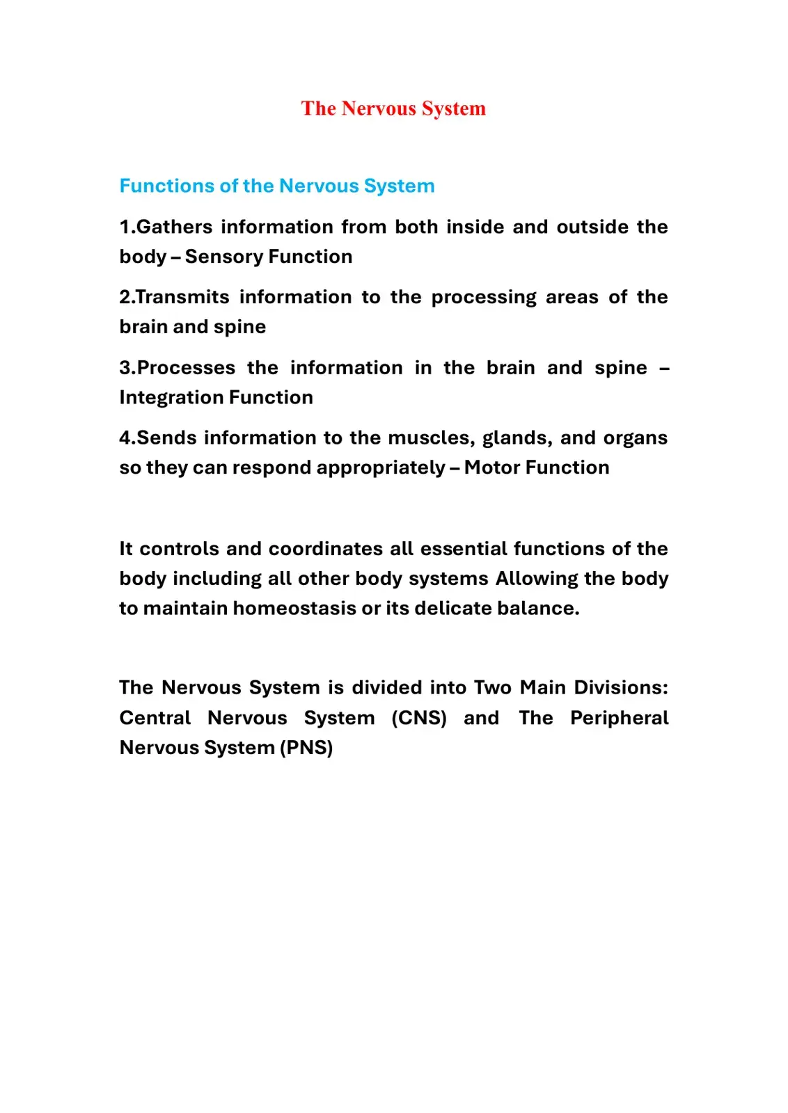 غلاف كتاب The Nervous System