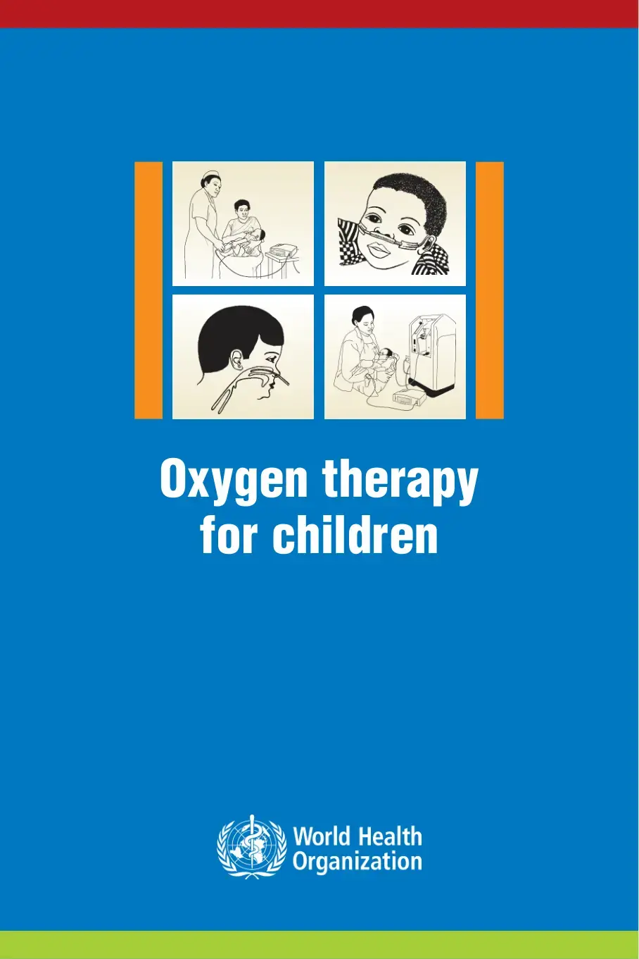 غلاف كتاب Oxygen therapy for children