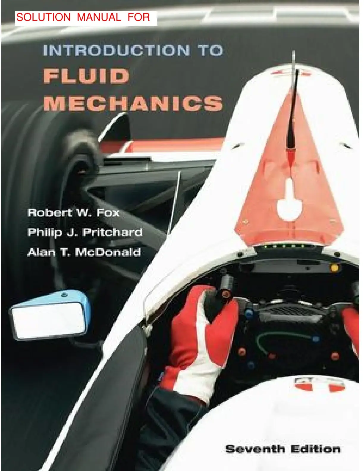 غلاف كتاب SOLUTION MANUAL FOR INTRODUCTION TO FLUID MECHANICS