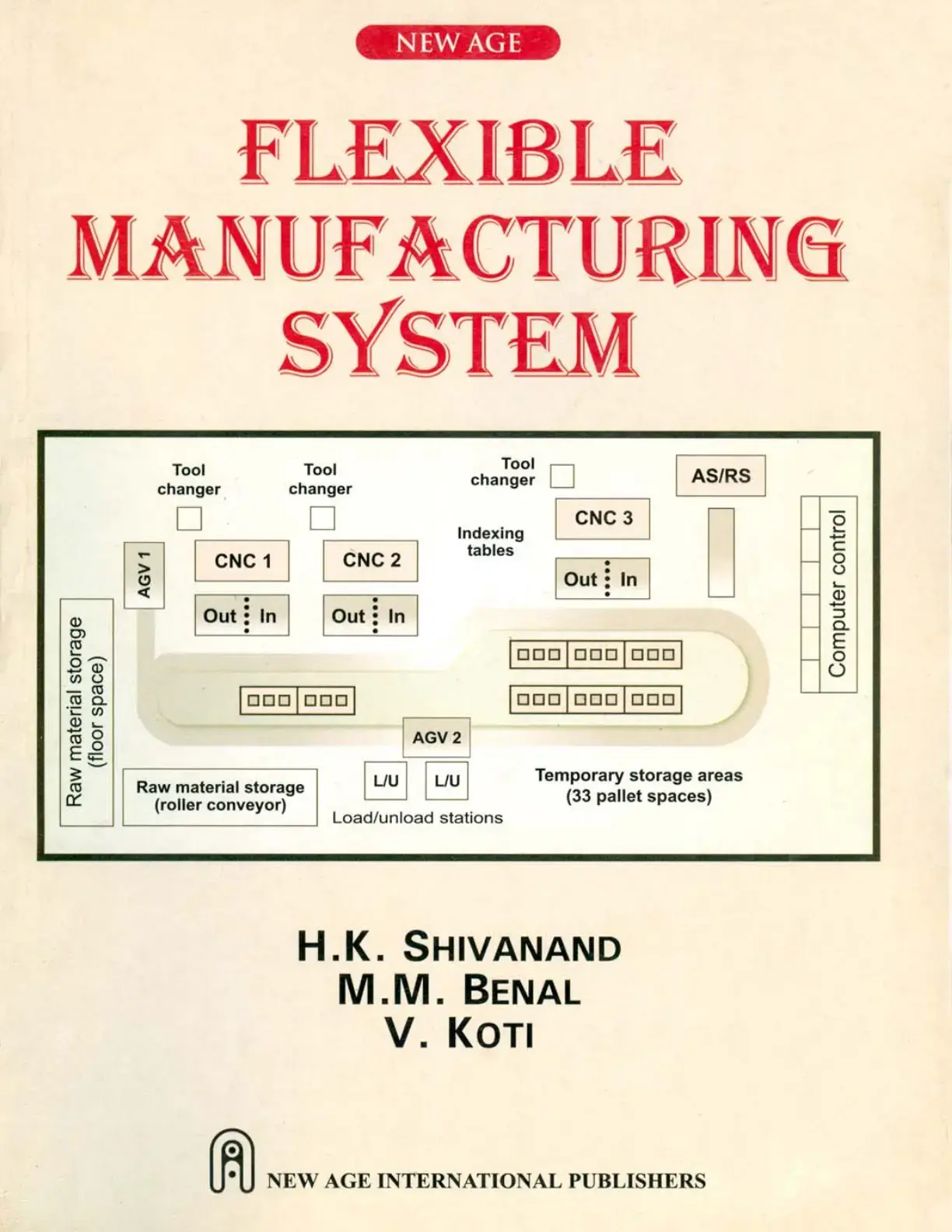 غلاف كتاب NEW AGE FLEXIBLE MANUFACTURING SYSTEM