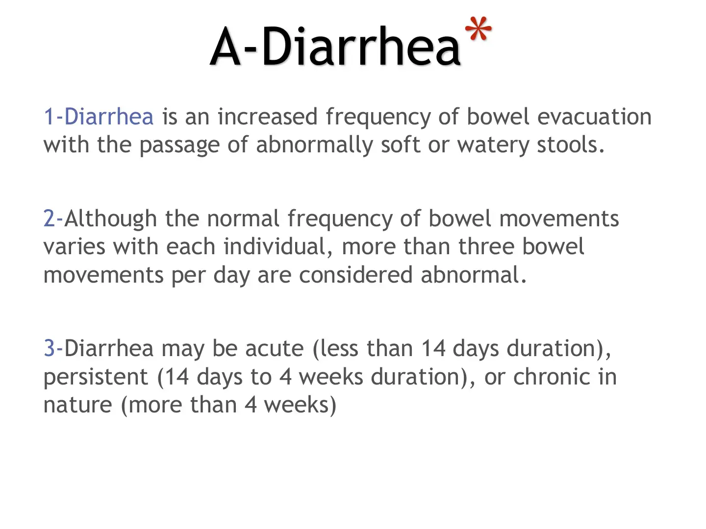 غلاف كتاب Diarrhea
