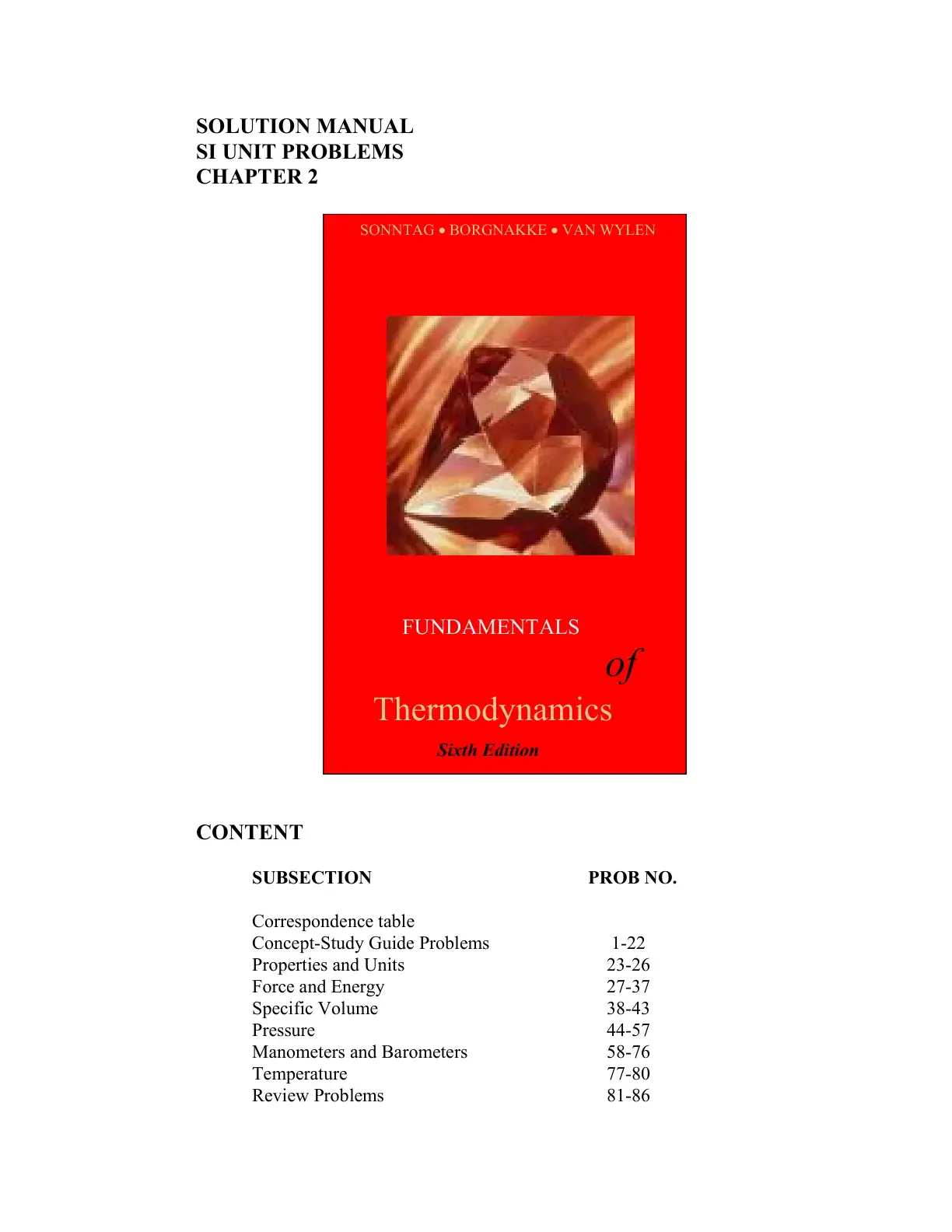 غلاف كتاب FUNDAMENTALS of Thermodynamics