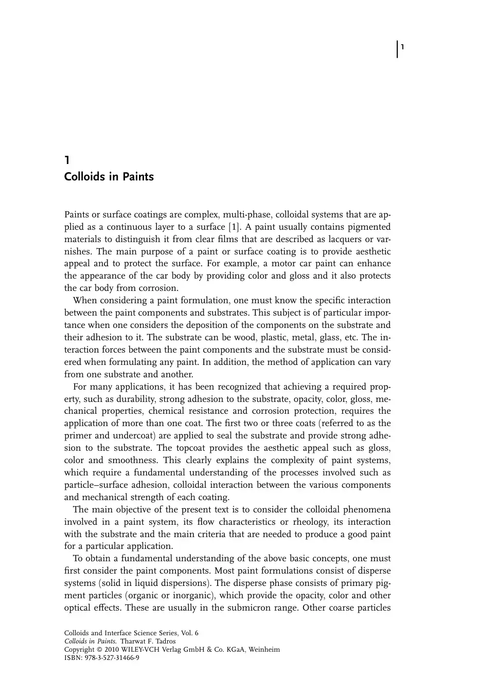 غلاف كتاب Colloids in Paints