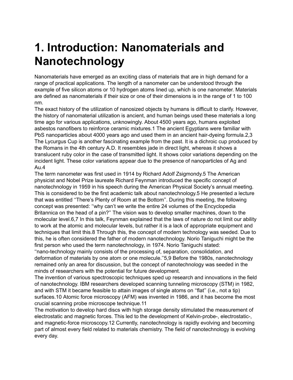 غلاف كتاب Nanomaterials and Nanotechnology