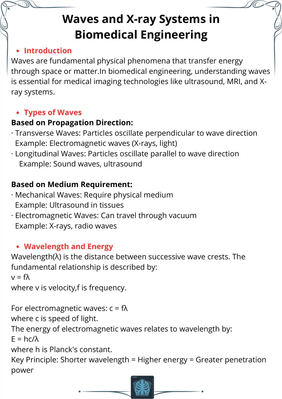 غلاف كتاب Waves and X-ray Systems in Biomedical Engineering