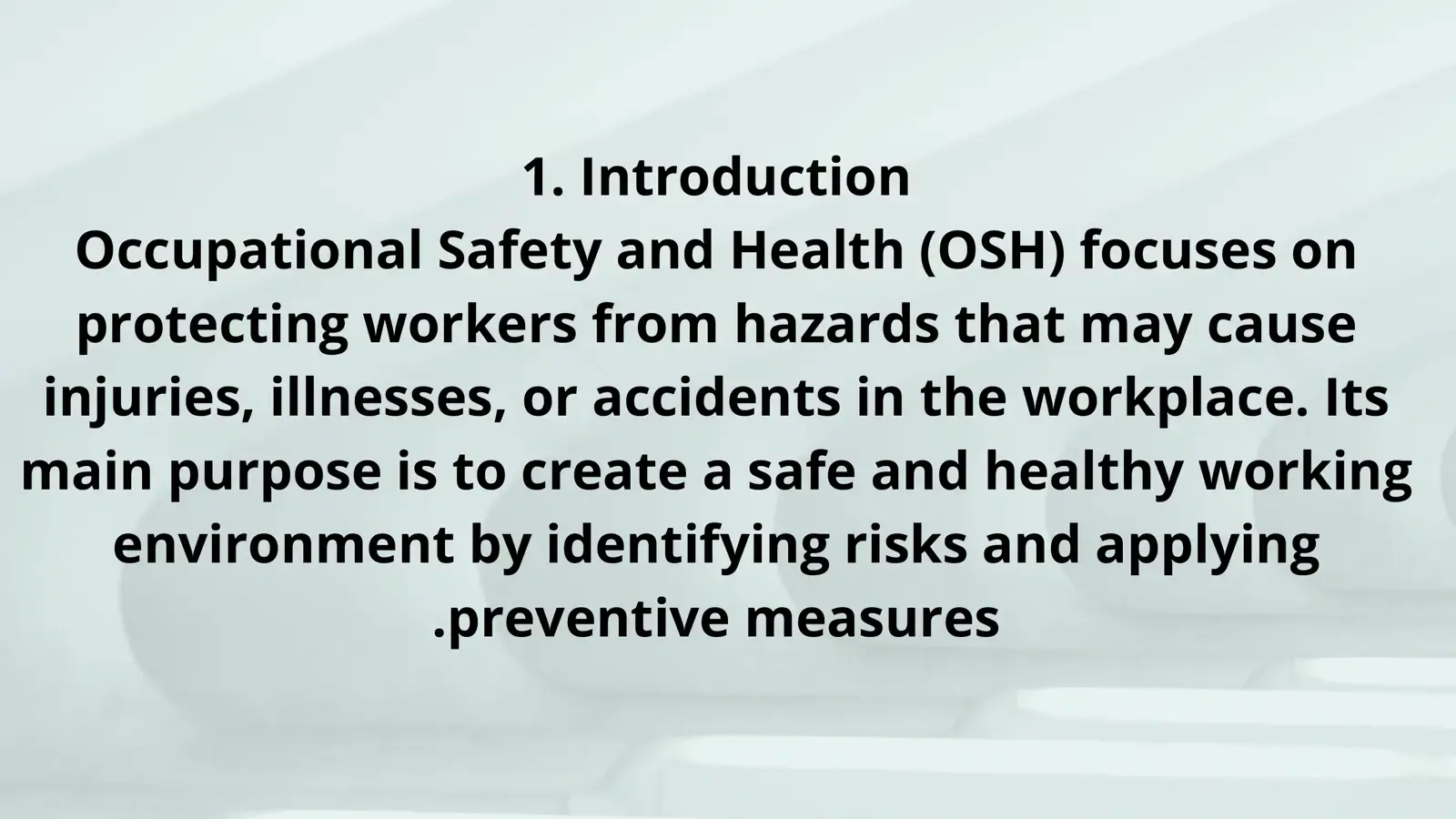 غلاف كتاب Occupational Safety and Health