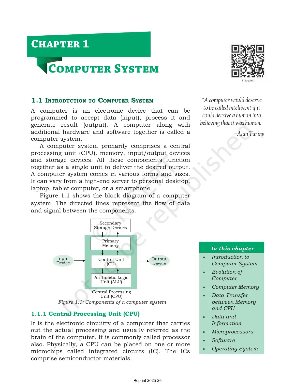 غلاف كتاب Computer System