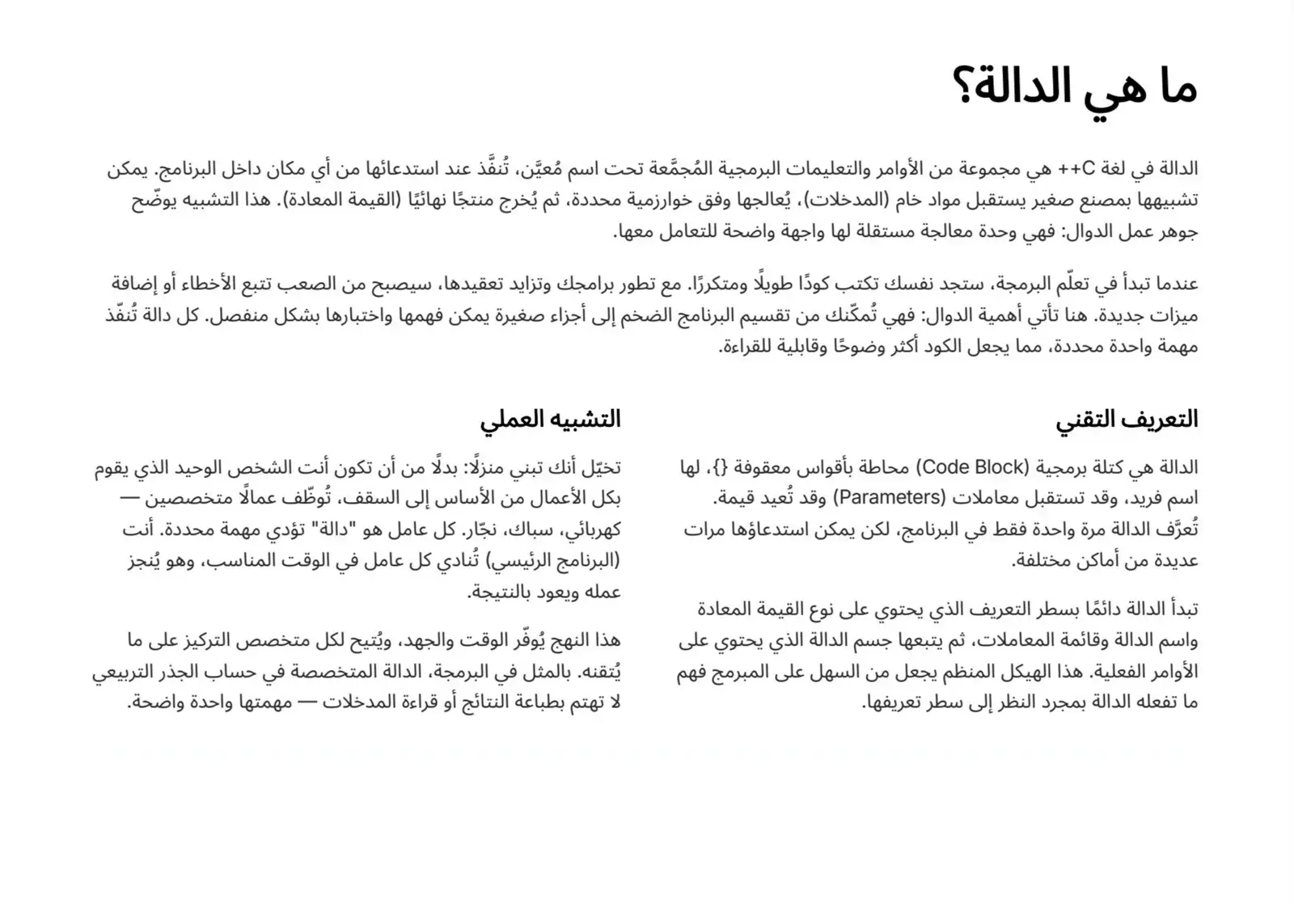 غلاف كتاب الدالة في لغة C++