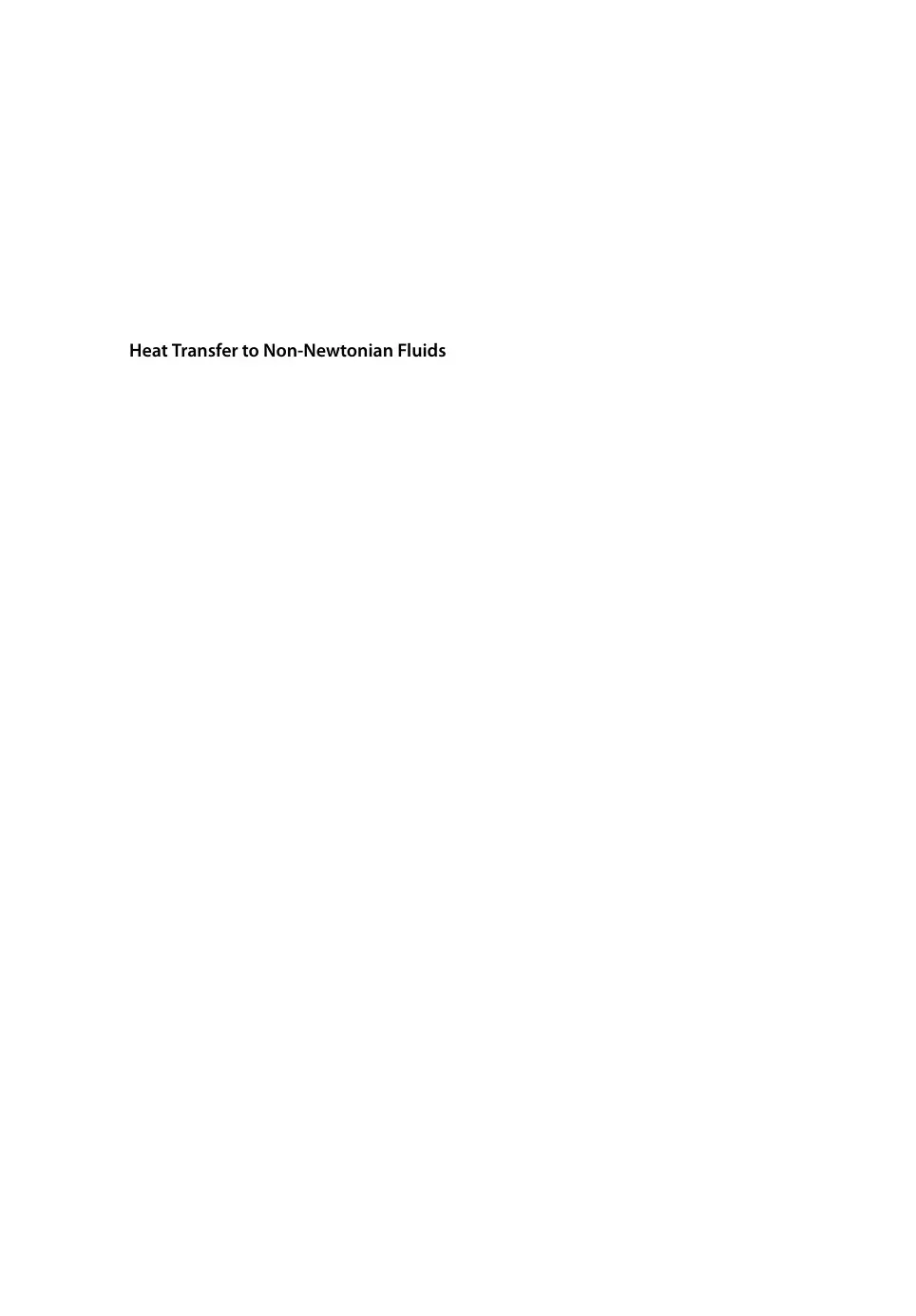 غلاف كتاب Heat Transfer to Non-Newtonian Fluids