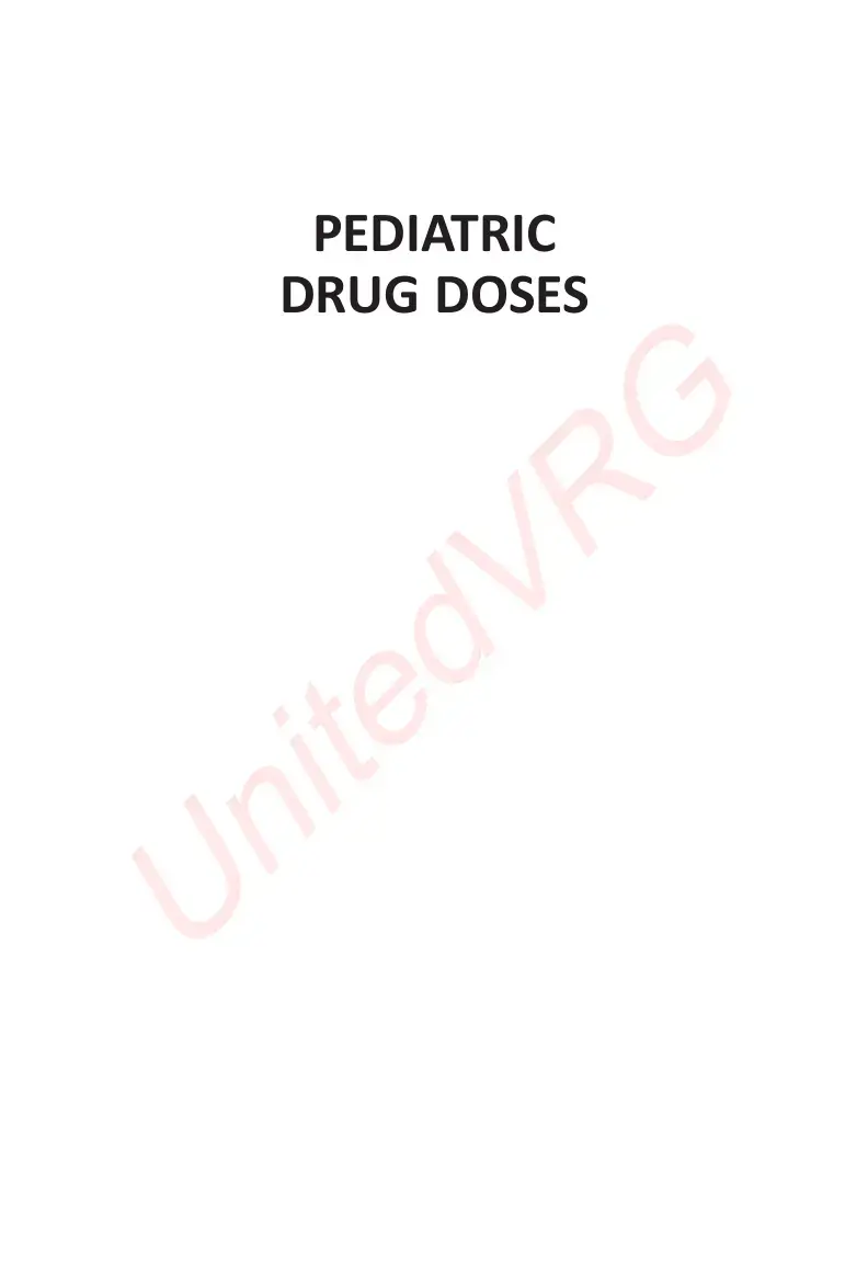 غلاف كتاب PEDIATRIC DRUG DOSES