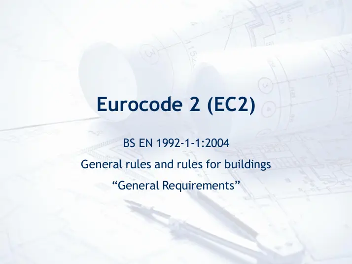 غلاف كتاب Eurocode 2 (EC2)