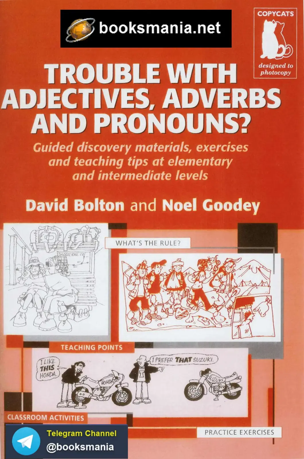 غلاف كتاب Trouble with Adjectives, Adverbs and Pronouns?