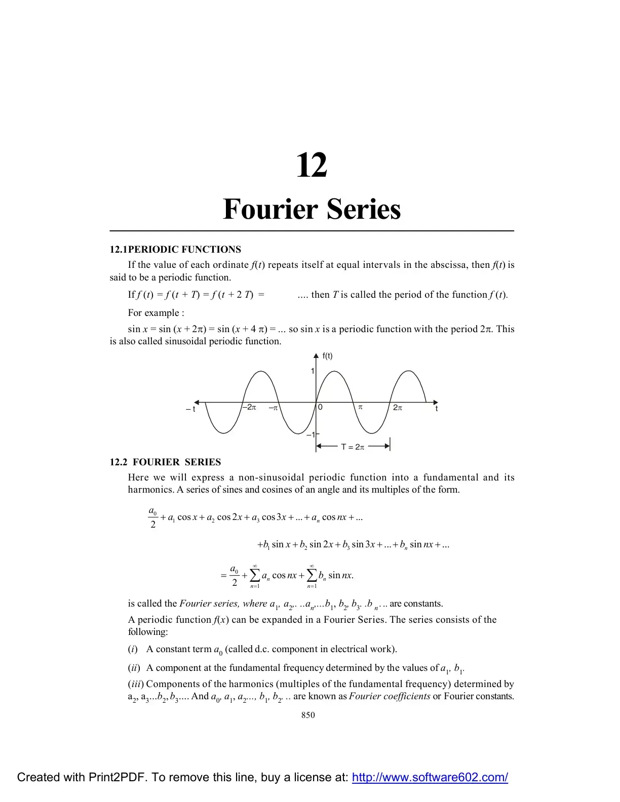 غلاف كتاب Fourier Series