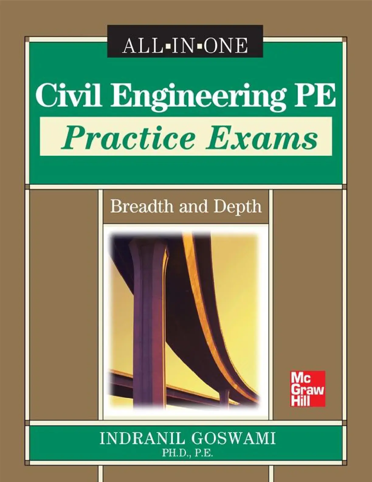 غلاف كتاب ALL-IN-ONE Civil Engineering PE Practice Exams Breadth and Depth
