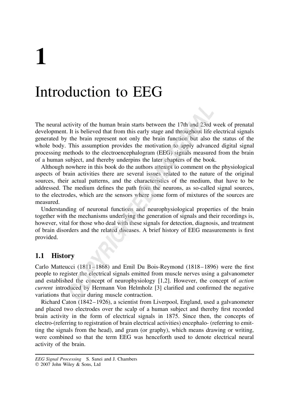 غلاف كتاب Introduction to EEG