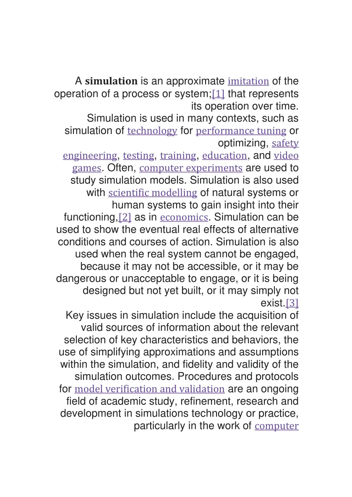 غلاف كتاب Simulation: An Approximate Imitation of the Operation of a Process or System