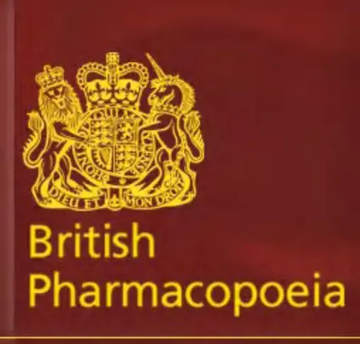 غلاف كتاب British Pharmacopoeia