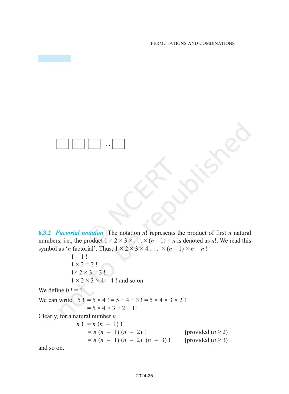 غلاف كتاب PERMUTATIONS AND COMBINATIONS