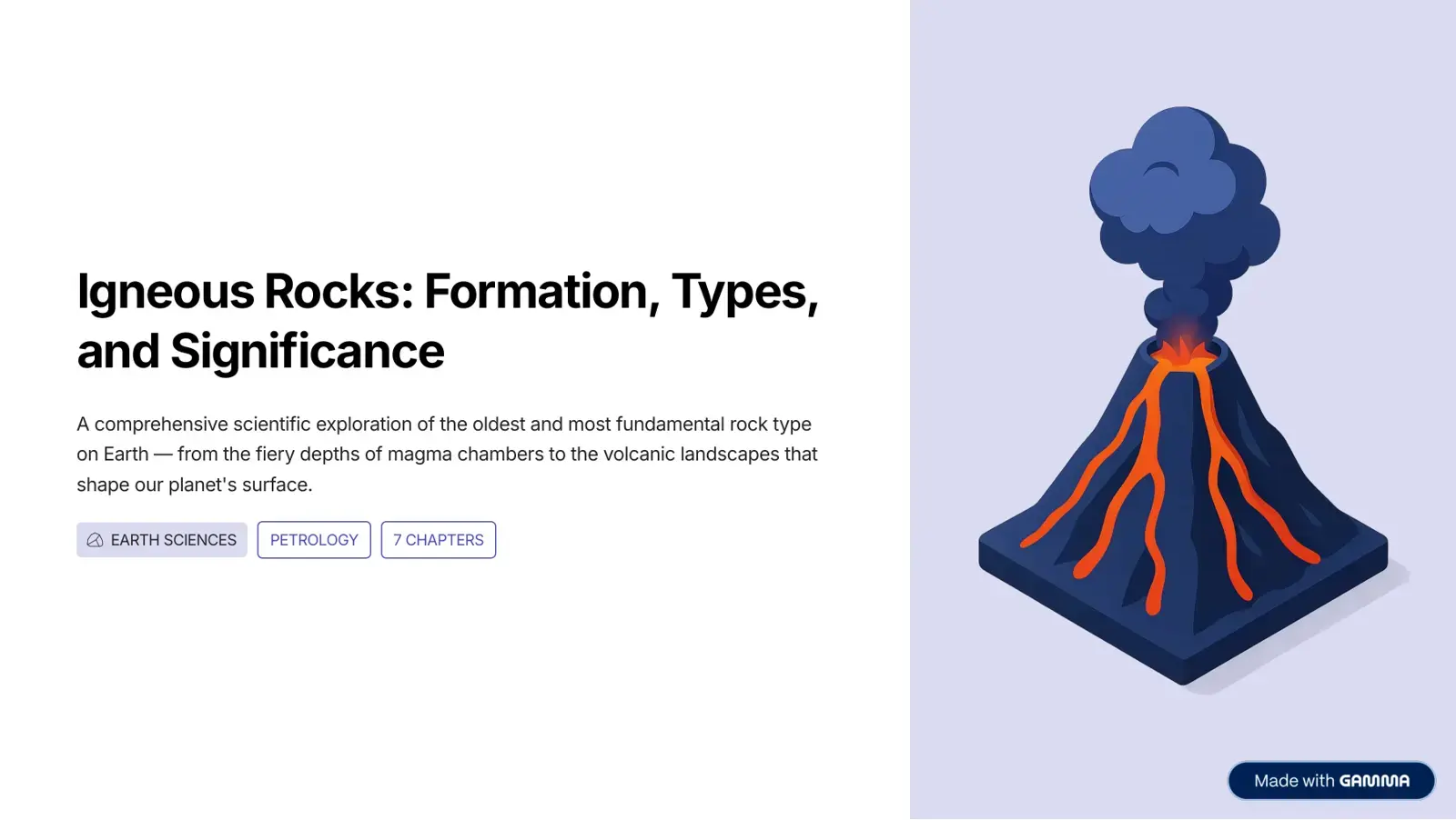 غلاف كتاب Igneous Rocks: Formation, Types, and Significance