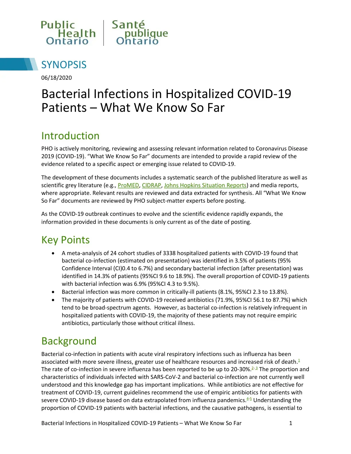 غلاف كتاب Bacterial Infections in Hospitalized COVID-19 Patients - What We Know So Far