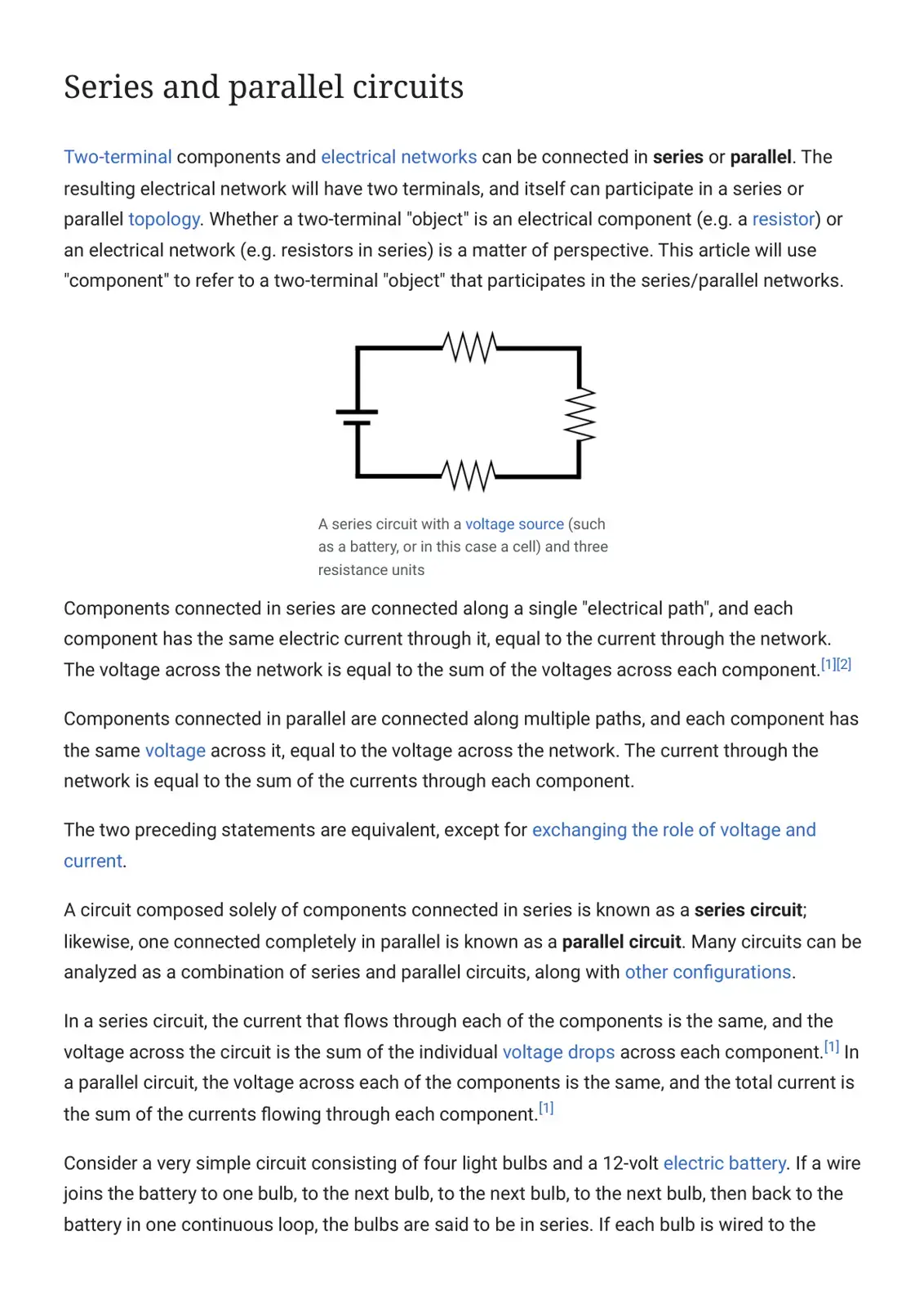 غلاف كتاب Series and Parallel Circuits