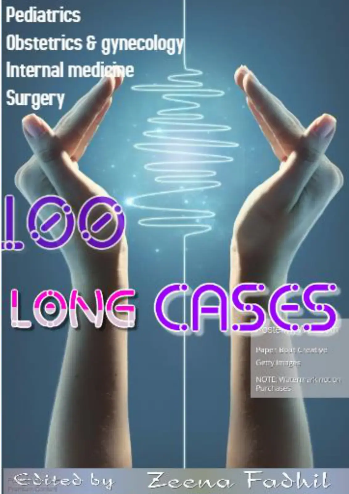 غلاف كتاب Pediatrics Obstetrics & gynecology Internal medicine Surgery LONG CASES