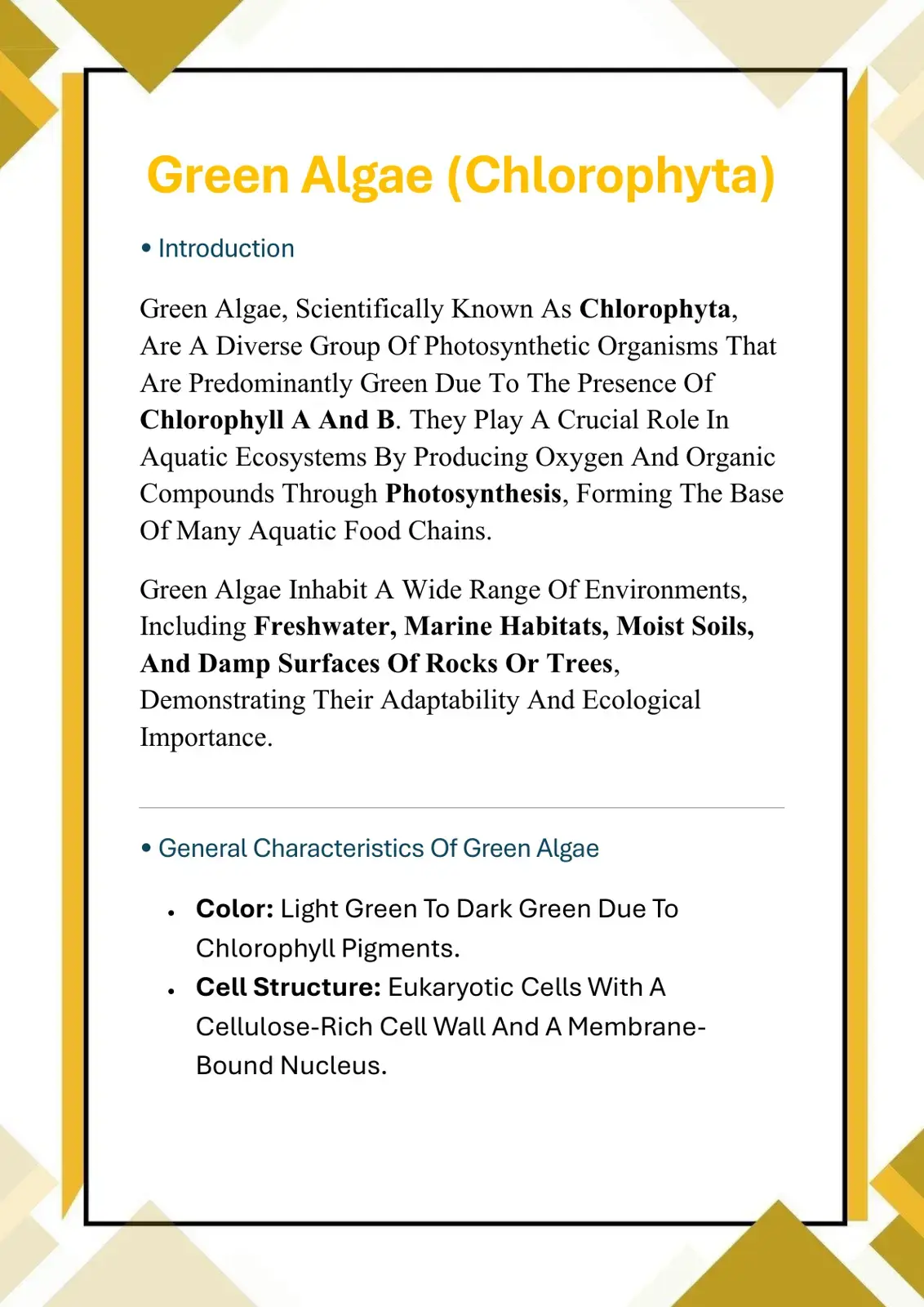 غلاف كتاب Green Algae (Chlorophyta)