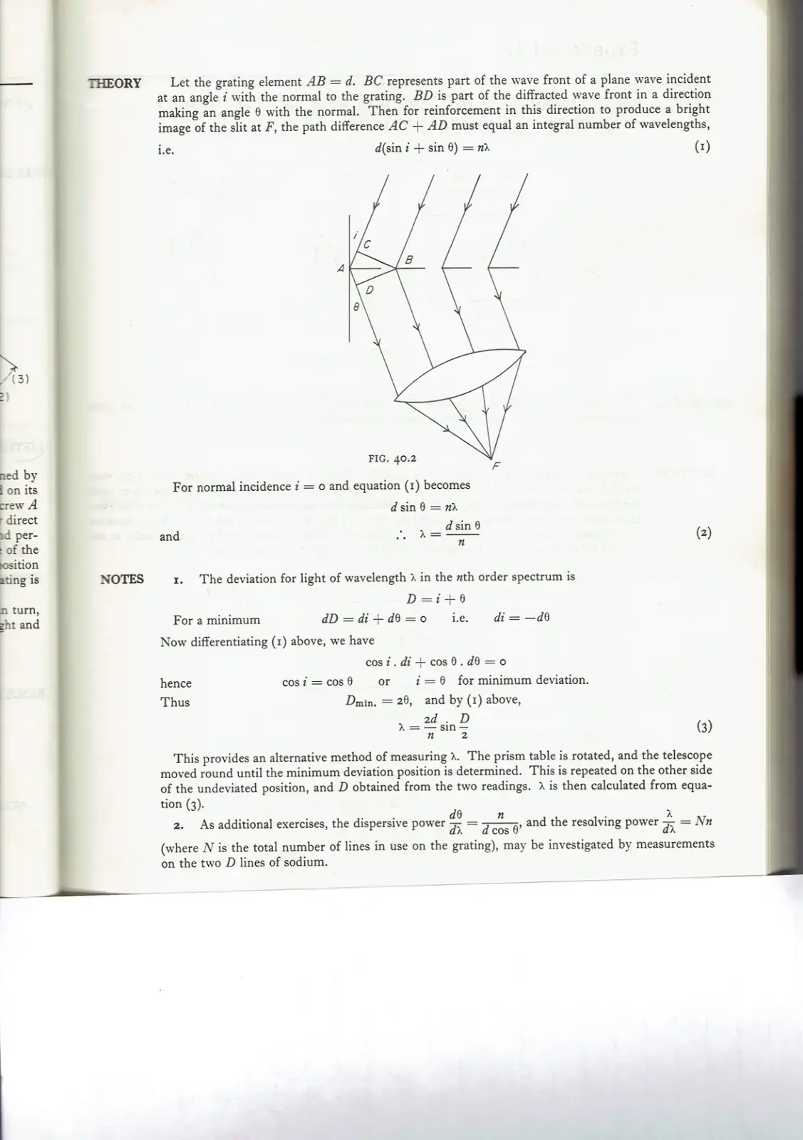 غلاف كتاب Diffraction Grating Theory