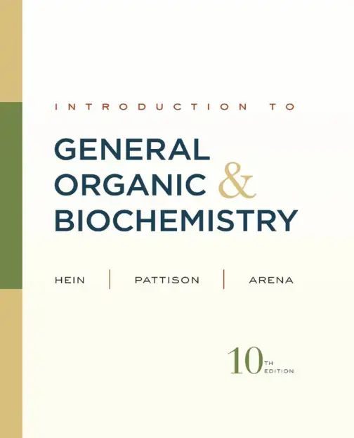 غلاف كتاب INTRODUCTION TO GENERAL ORGANIC & BIOCHEMISTRY