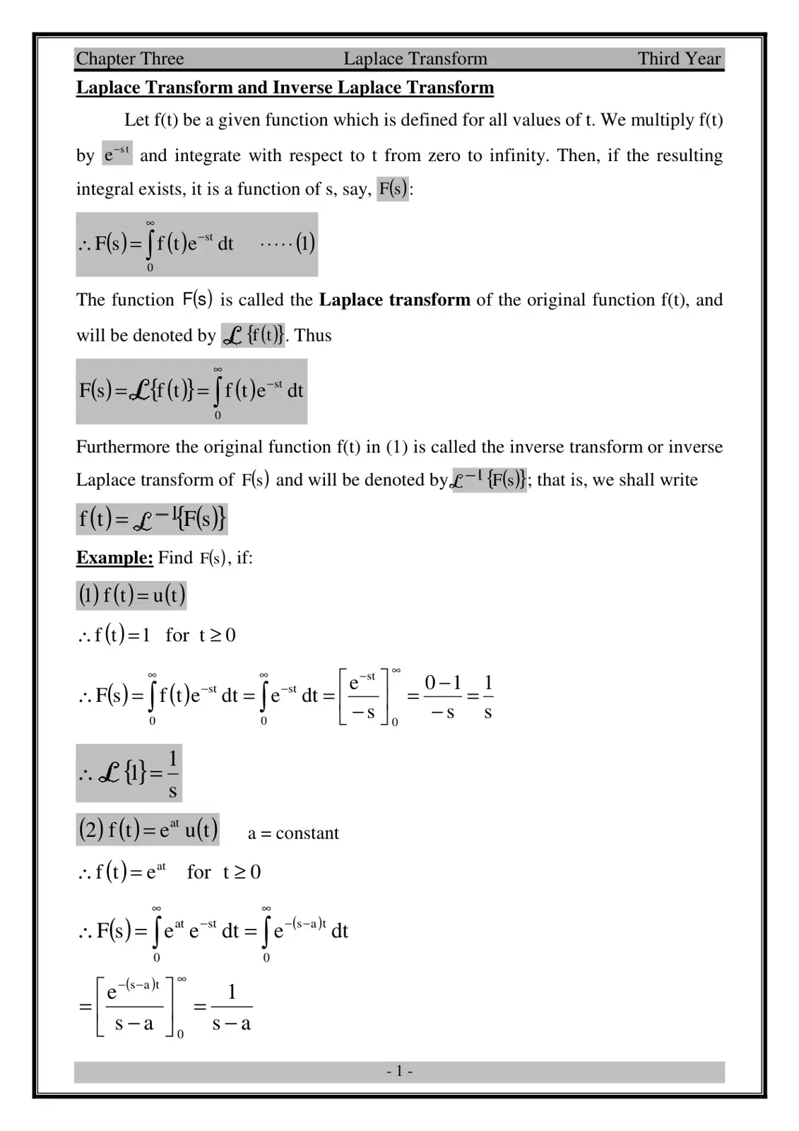 غلاف كتاب Laplace Transform