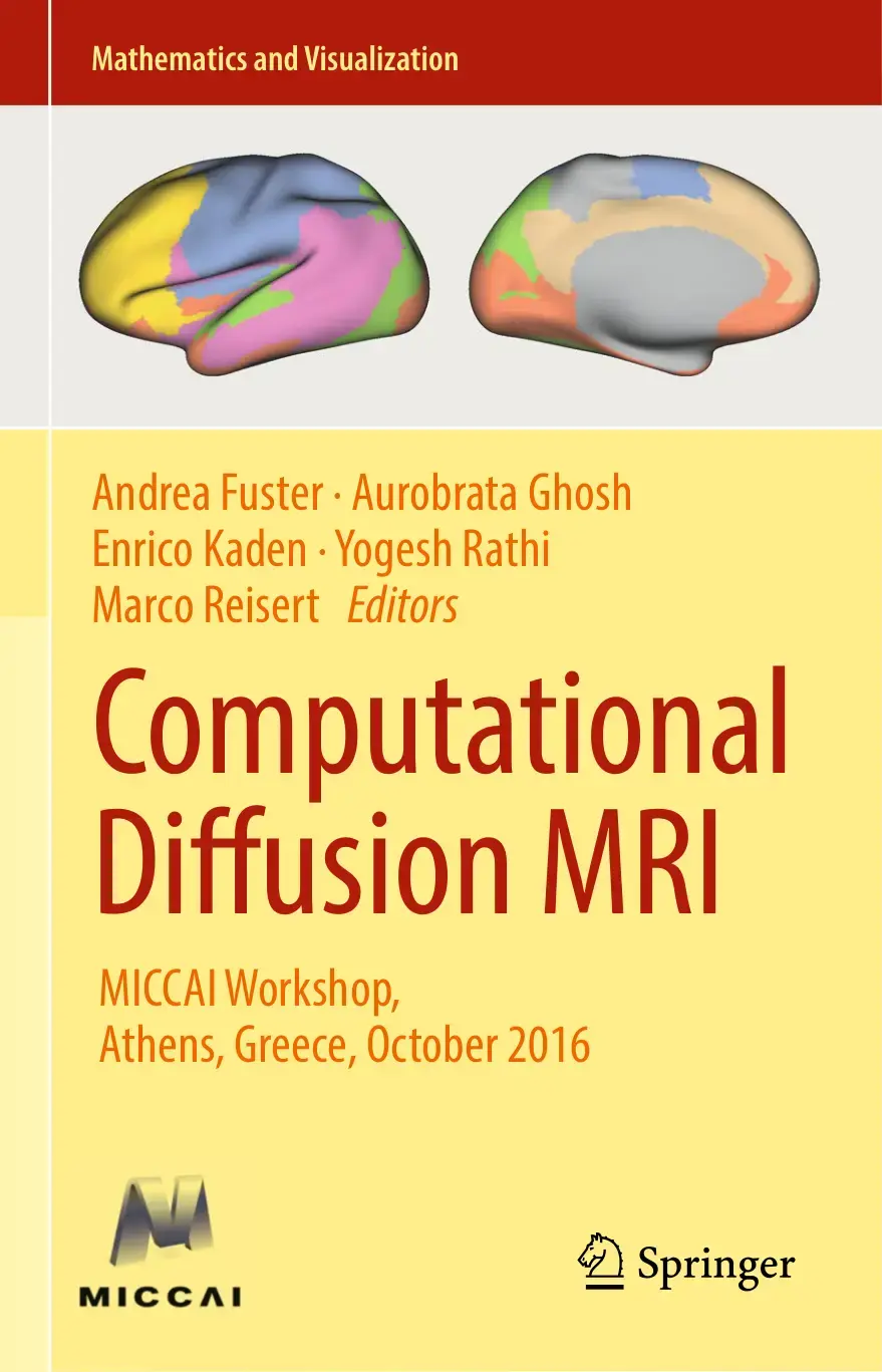 غلاف كتاب Computational Diffusion MRI