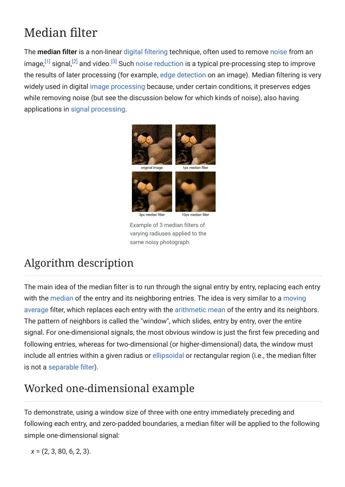غلاف كتاب Median Filter in Digital Image Processing