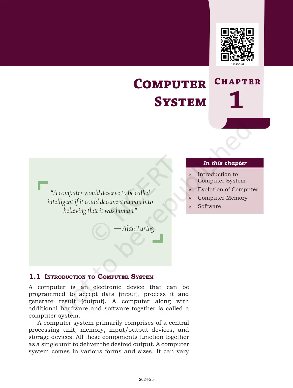 غلاف كتاب COMPUTER SYSTEM