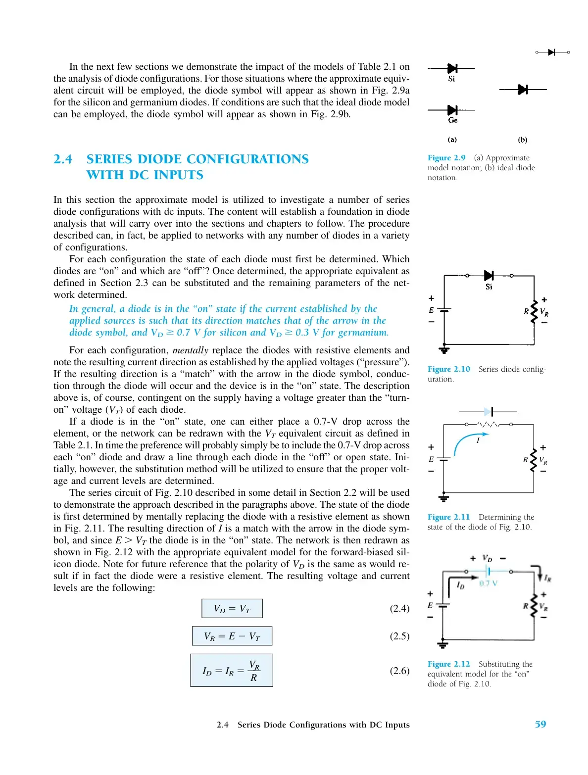 غلاف كتاب Series Diode Configurations with DC Inputs