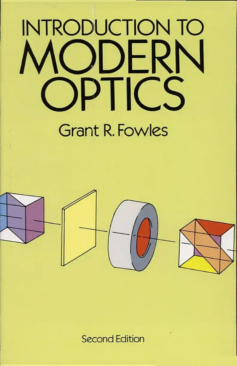 غلاف كتاب INTRODUCTION TO MODERN OPTICS