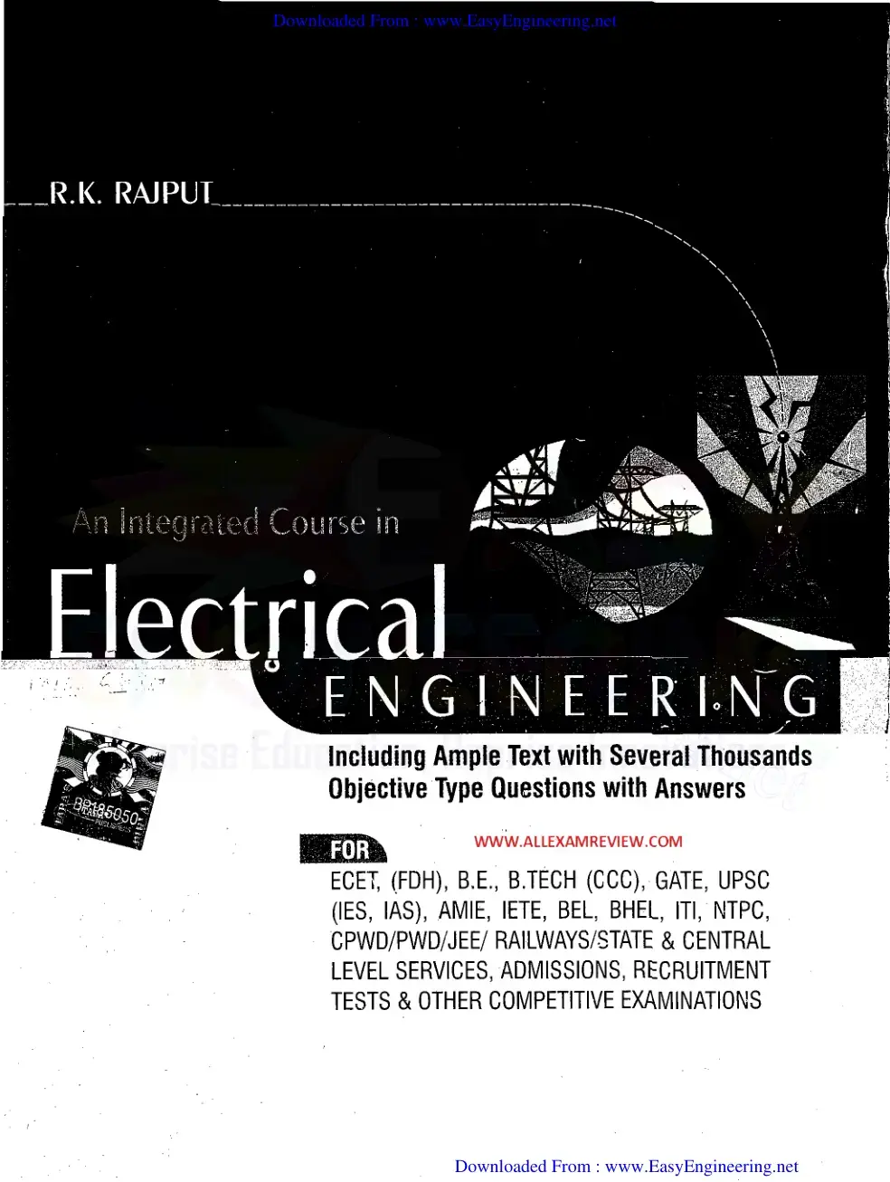 غلاف كتاب An Integrated Course in Electrical ENGINEERING