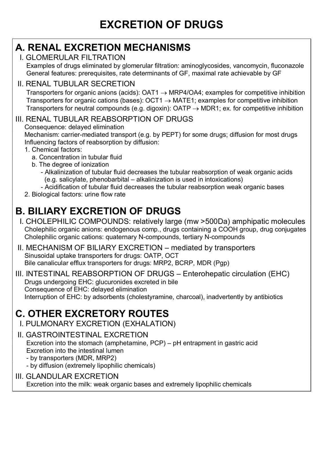 غلاف كتاب EXCRETION OF DRUGS