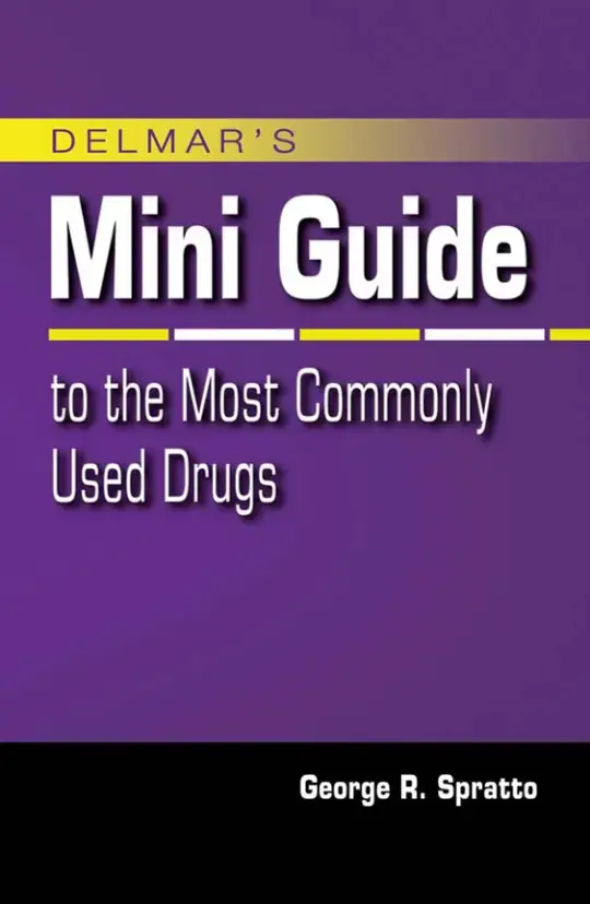 غلاف كتاب Delmar's Mini Guide to the Most Commonly Used Drugs