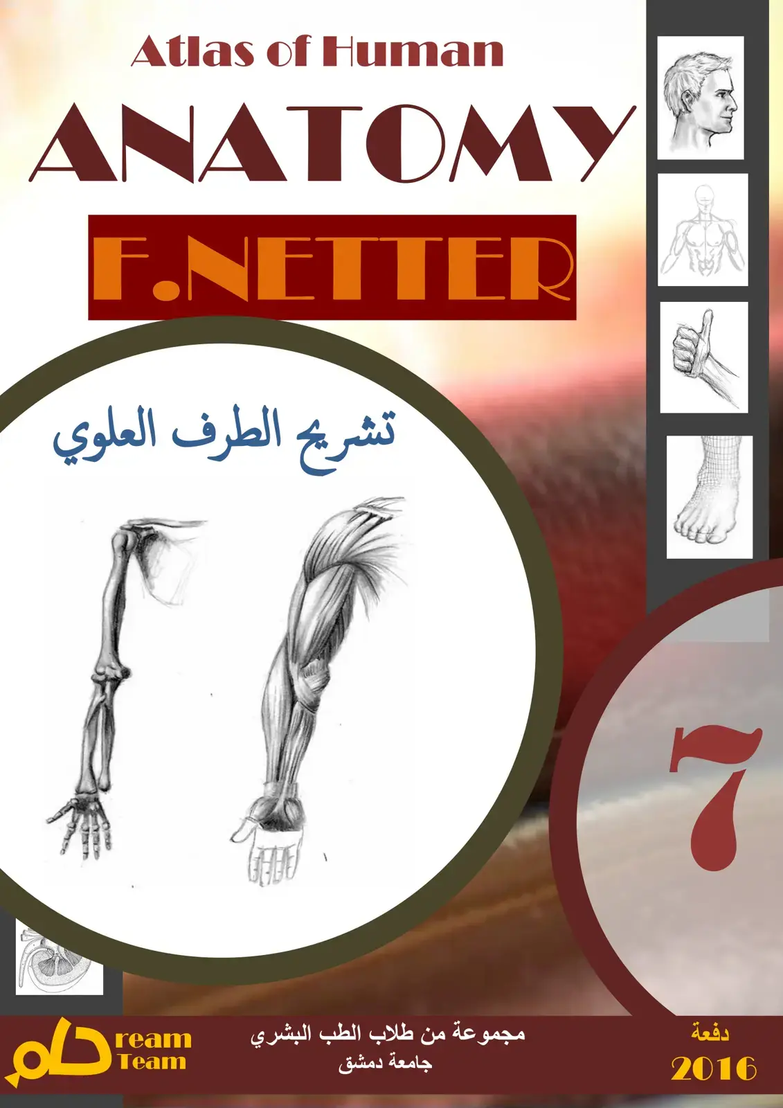 غلاف كتاب Atlas of Human ANATOMY